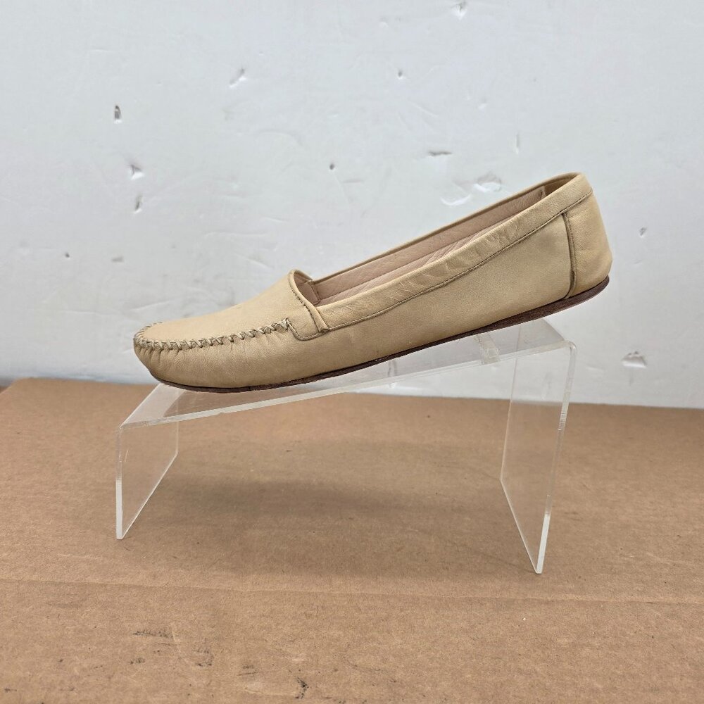 PRADA Puttty Womans Soft Leather Slip-On Loafers Moccasins  Size 8 EU 39